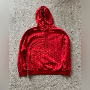 Mens Red Nike hoodie